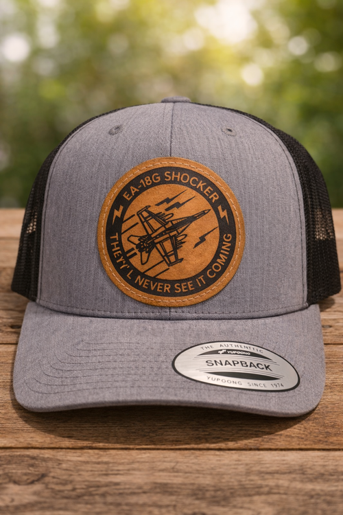 EA-18G Growler Shocker Snapback Trucker Hat