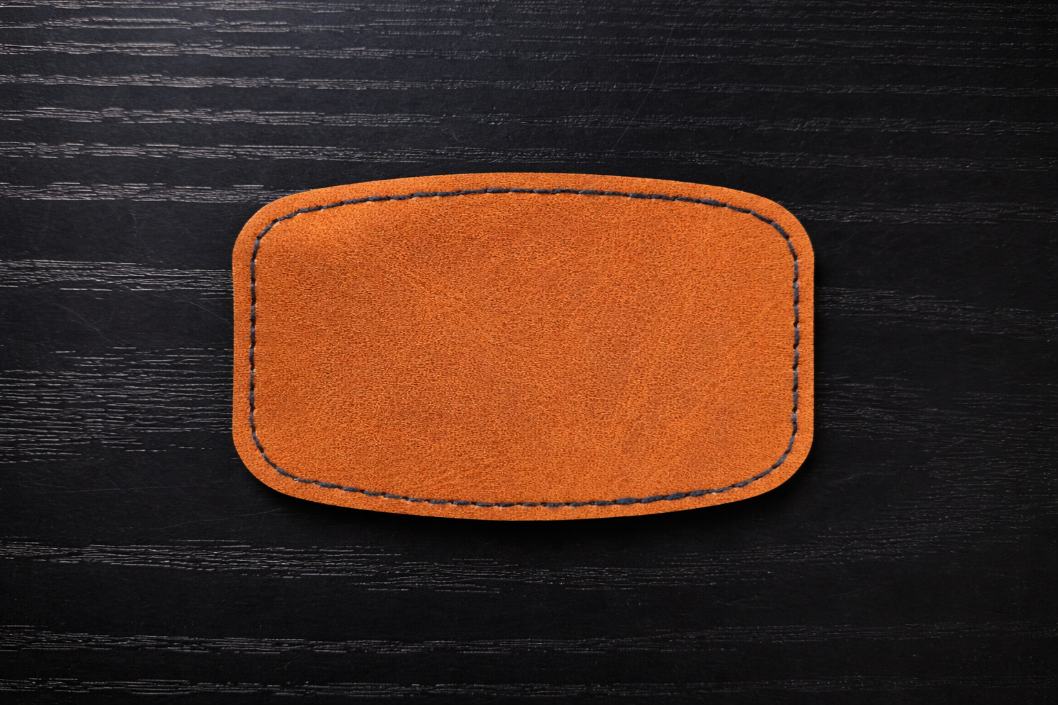 Custom Engraved Logo Leather Patch Snapback Trucker Hat