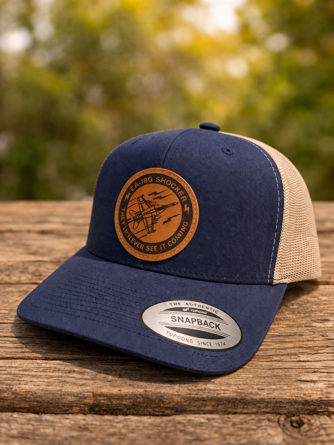 EA-18G Growler Shocker Snapback Trucker Hat